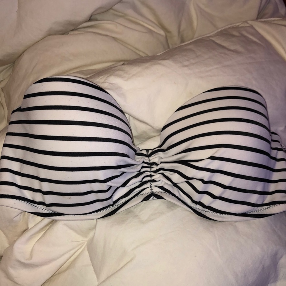 VS Pink strapless swim top